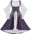 Tauriel Maxi Set Limited Edition Midnight Lavender Silver Embroidery