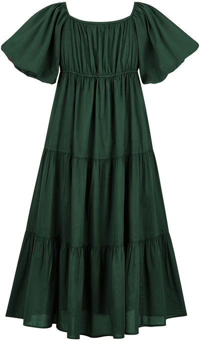 Belle Maxi Chemise Limited Edition Greens