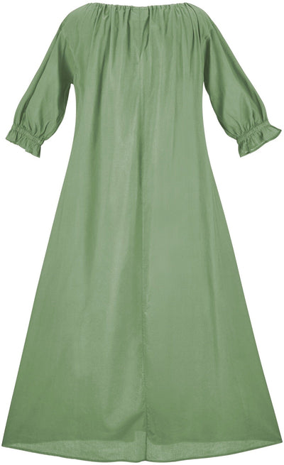 Brigid Maxi Chemise Limited Spring Basil